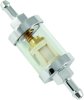 Biker's Choice Clear-View Glass Fuel Filter with 0.250 in. Inlet Size 603516 Filter, Clear-View, Inline, Housing, Sintered Bronze Element, Hose Barb Inlet/Outlet thumbnail 4