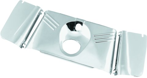 Biker's Choice Fork Tins 491363 Tins, Exterior Trim Accents, Bolt-on, Steel, Chrome, Harley-Davidson®, Kit thumbnail 3