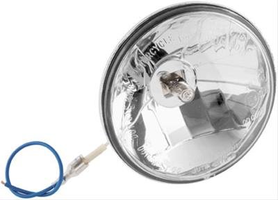Biker's Choice Headlights 666800 Powersports Headlight Assembly, 4.50 in. Diameter, H3 Halogen Bulb, Chrome Bezel, Glass Lens, Light Only, No Bucket or Ring, Each
