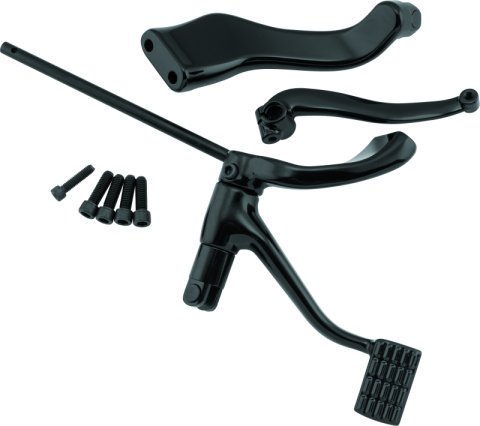 Biker's Choice Foot Peg Mounts 492094 Pegs XL MID-CONTROLS 2" EXT BLK BLK thumbnail 3