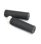 Biker's Choice OEM-Style Replacement Grips 491282 Grips, OEM Style Replacement, Rubber, Black, Twist, 1 in. Bar Diameter, Harley-Davidson®, Pair thumbnail 1