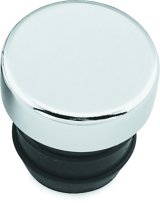 Biker's Choice Custom Oil Tank Caps 490450 Cap, Custom, Push-in, Steel, Chrome, Each thumbnail 3