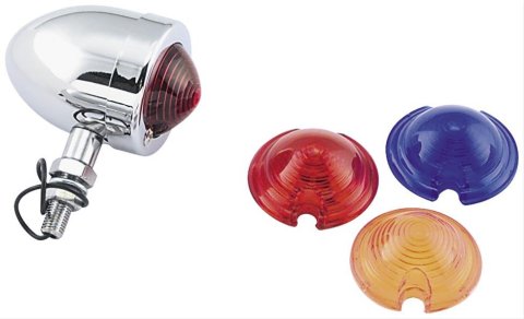 Biker's Choice Powersports Turn Signal Indicators 490171 BULLET LIT W/AMBER LENS