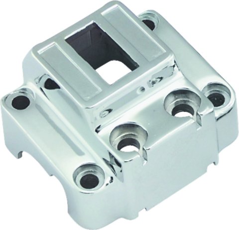 Biker's Choice Vertical Switch Housings 492720 Housing, Vertical, Chrome, Harley-Davidson®, Each thumbnail 2