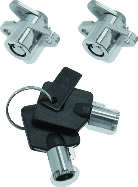 Biker's Choice Saddle Bag Mounts and Accessories 491989 luggage accessories SADDLEBAG LOCK SETS N/A thumbnail 2