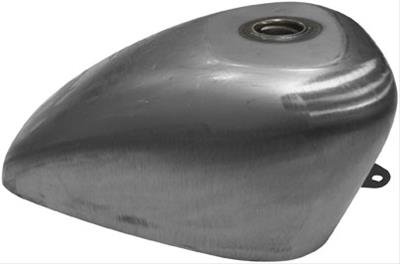 Biker's Choice Flatside Gas Tanks 488809 Fuel Tank, Flatside, 3.5 Gallons Capacity, Steel, Natural, Harley-Davidson®, Each