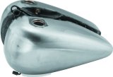 Biker's Choice Flatside Gas Tanks 488809 Fuel Tank, Flatside, 3.5 Gallons Capacity, Steel, Natural, Harley-Davidson®, Each thumbnail 2