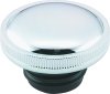 Biker's Choice Screw-In Non-Vented Gas Caps 490436 Fuel Tank Cap, Screw-In, Non-Vented, Steel, Chrome, Left Side, Harley-Davidson®, Each thumbnail 4