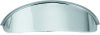 Biker's Choice Head Lamp Visors 490522 Visor, Half-Round, Steel, Chrome, 5.75 in. Diameter, Each thumbnail 4
