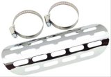 Biker's Choice Perforated Heat Shields 150861 Exhaust Shield, Steel, Perforated, Chrome, 9 in. Length, 1.75 in.- 2.00 in. Tubing, Kit thumbnail 1
