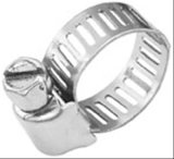 Biker's Choice Mini Clamps 603518 Hose Clamps, Mini, Worm Gear Style, Stainless, Natural, 0.219 in. To 0.625 in. Hose Diameter, Set of 10 thumbnail 1
