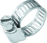 Biker's Choice Mini Clamps 603518 Hose Clamps, Mini, Worm Gear Style, Stainless, Natural, 0.219 in. To 0.625 in. Hose Diameter, Set of 10 thumbnail 2