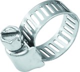 Biker's Choice Mini Clamps 603518 Hose Clamps, Mini, Worm Gear Style, Stainless, Natural, 0.219 in. To 0.625 in. Hose Diameter, Set of 10 thumbnail 3