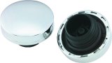 Biker's Choice High Top Screw-In Gas Caps 490435 Fuel Tank Cap, Top, Screw-In, Vented, Plastic, Chrome, Right Side, Harley-Davidson®, Each thumbnail 2