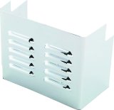 Biker's Choice Battery Side Covers 490071 Cover, Steel, Chrome, Louvered Design, Harley-Davidson®, Each thumbnail 2