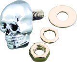 Biker's Choice Skull Krommets 491374 Bolt Dress-Up Cap, Krommet, Aluminum, Chrome, 5/8 in. Stud Length, Each thumbnail 2