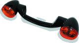 Biker's Choice Rear Turn Signals and Bars 491157 Signal Bar, Amber Lens, Steel, Black, Harley-Davidson®, Pair thumbnail 2