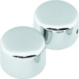 Biker's Choice Powersports Axle Caps 492785 AXLE CAP SET FRONT CHROME CHR thumbnail 4