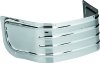 Biker's Choice Ribbed Fender Skirts 493399 Exterior Trim Accent, Skirt, Steel, Chrome, Harley-Davidson®, Each thumbnail 4