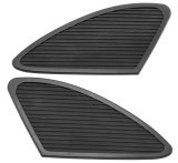 Biker's Choice Powersports Fuel Tank Covers 482999 LEGACY GAS TANK RUBBER PADS BLK thumbnail 1
