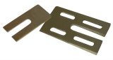 SPC Performance Pinion Angle Shims 10544 Shims, Manganese Bronze, 2.5 Degree, 3 in. Wide, Set of 6 thumbnail 1