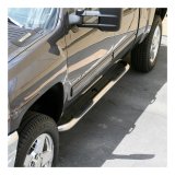 Aries Automotive 3 in. Round Side Bars 204009-2 Step Bars, Diameter, Stainless Steel, Polished, Chevy, GMC, Pair thumbnail 1