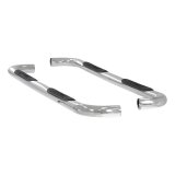 Aries Automotive 3 in. Round Side Bars 204009-2 Step Bars, Diameter, Stainless Steel, Polished, Chevy, GMC, Pair thumbnail 4