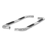 Aries Automotive 3 in. Round Side Bars 204009-2 Step Bars, Diameter, Stainless Steel, Polished, Chevy, GMC, Pair thumbnail 5