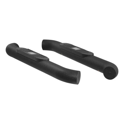 Aries Automotive Big Step 4 in. Round Side Bars AL231008 Bars, Step, Diameter, Aluminum, Black Textured Powdercoated, Jeep, Pair thumbnail 7