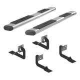 Aries Automotive 6 in. Oval Side Bars for 2009-2014 F-150 - 4444020 Step Bars, Stainless Steel, Polished, 6.00 Diameter, 91.00 Length, Ford, Pair thumbnail 4