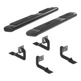 Aries Automotive 6 in. Oval Side Bars for 2004-2014 F-150 - 4445018 Step Bars, Aluminum, Black Powdercoated, Gloss, 6.00 Diameter, 75.00 Length, Ford, Pair thumbnail 6