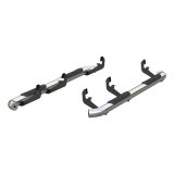 Aries Automotive 3 in. Round Side Bars 204051-2 Step Bars, Diameter, Stainless Steel, Polished, Chevy, GMC, Pair thumbnail 2