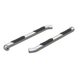 Aries Automotive 3 in. Round Side Bars 204051-2 Step Bars, Diameter, Stainless Steel, Polished, Chevy, GMC, Pair thumbnail 3