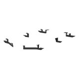 ARIES Automotive Running Boards, Nerf Bars and Rock Sliders 2051154 Board Mounting Brackets, for AeroTread, 14-15 HIGHLANDER thumbnail 2
