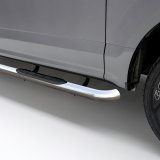 Aries Automotive 3 in. Round Side Bars 203038-2 Step Bars, Diameter, Stainless Steel, Polished, Ford, Pair thumbnail 2
