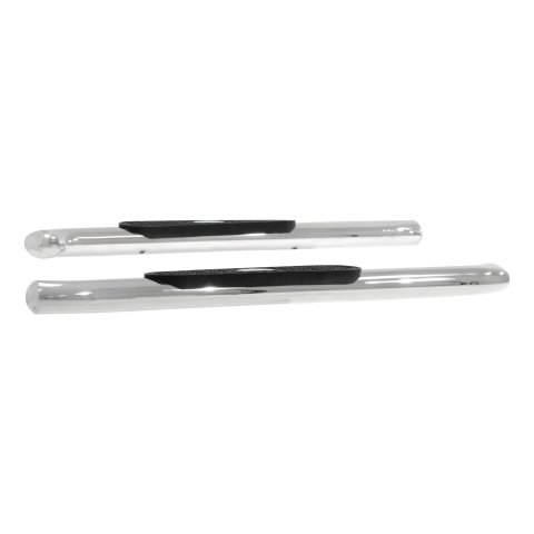 Aries Automotive 4 in. Oval Side Bars S224048-2 Step Bars, Oval, in., Stainless Steel, Polished, Chevy, GMC, Pair thumbnail 4