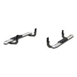 Aries Automotive 4 in. Oval Side Bars S225039-2 Step Bars, Stainless Steel, Polished, 4.00 Diameter, 60.000 Length, Dodge, Pair thumbnail 2