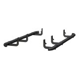 Aries Automotive 3 in. Round Side Bars for 2004-2024 TITAN, 2016-2024 TITAN XD - 209042 Step Bars, Steel, Black Powdercoated, Polished, Diameter, 86.420 Length, Nissan, Pair thumbnail 3