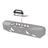 ARIES Automotive Winch Fairleads 2156070 Fairleads, Hawse, 07-17 Wrangler JK thumbnail 2