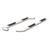 Aries Automotive 3 in. Round Side Bars for 2019-2025 1500 - 205045-2 Nerf and Step Bars, Bars, Stainless Steel, Polished, 3.00 Diameter, Ram, Pair thumbnail 2