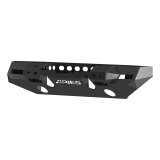 Aries Automotive TrailChaser Front Bumper with Corner Guards for 2020-2024 GLADIATOR, 2018-2024 WRANGLER - 2082076 Bumpers, Fabricated, Aluminum, Black Powdercoated, Textured, Front, Center Section, Guards, Jeep, Kit thumbnail 3
