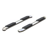 Aries Automotive 4 in. Oval Side Bars S224054-2 Step Bars, Stainless Steel, Polished, 4.00 Diameter, 76.750 Length, Chevrolet, GMC, Pair thumbnail 3