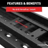 Aries Automotive RidgeStep Running Boards 2055554 Boards, Carbon Steel, Black Powdercoated, Textured, 6 1/2 in. Boards, 75.00 in. Length, Ford, Pair thumbnail 2