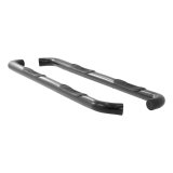 Aries Automotive 3 in. Round Side Bars 202013 Step Bars, Diameter, Steel, Black Powdercoated, Toyota, Pair thumbnail 3