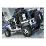Aries Automotive Rocker Steps for 2007-2017 WRANGLER, 2018 WRANGLER JK - 2074101 Step Bars, Nerf Bars, Steel, Textured Black Powdercoated, Jeep, Pair thumbnail 3