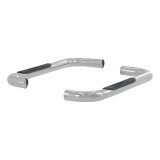 Aries Automotive 3 in. Round Side Bars for 1987-2006 WRANGLER - 35600-2 Step Bars, Diameter, Stainless Steel, Polished, Jeep, Pair thumbnail 5