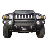 Aries Automotive Grille Guards for 2006-2010 H3, 2009-2010 H3T - 4078 Guard, Brush Guard, Steel, Black Powdercoated, Hummer, Each thumbnail 1