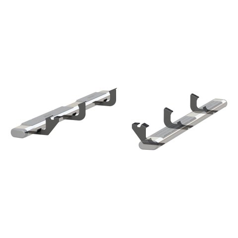 Aries Automotive 6 in. Oval Side Bar Mounting Brackets for 2005-2023 TACOMA - 4521 Step Brackets, Oval, Toyota, Kit