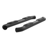 Aries Automotive Big Step 4 in. Round Side Bars AL234045 Bars, Step, Diameter, Aluminum, Black Textured Powdercoated, Chevy, GMC, Pair thumbnail 6