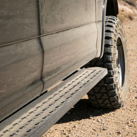 Aries Automotive RidgeStep Running Boards 2055520 Boards, Carbon Steel, Black Powdercoated, Textured, 6 1/2 in. Boards, 53.00 in. Length, Ford, Pair thumbnail 3